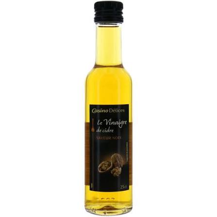 CASINO DELICES LE VINAIGRE DE CIDRE SAVEUR NOIX 25CL