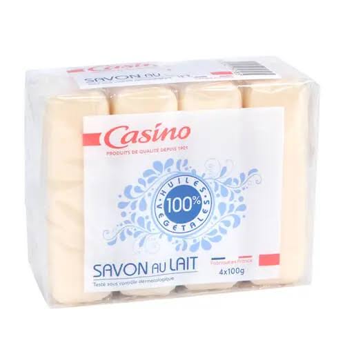 CASINO SAVON AU LAIT 4X100G