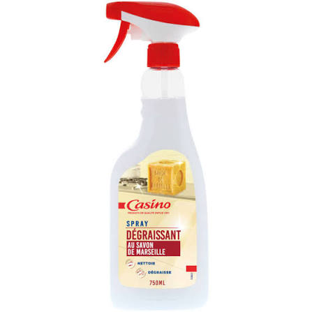 CASINO SPRAY DEGRAISSANT AU SAVON DE MARSEILLE 750ML