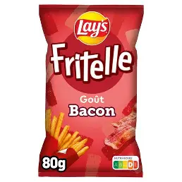 LAY'S FRITELLE GOUT BACON 80G