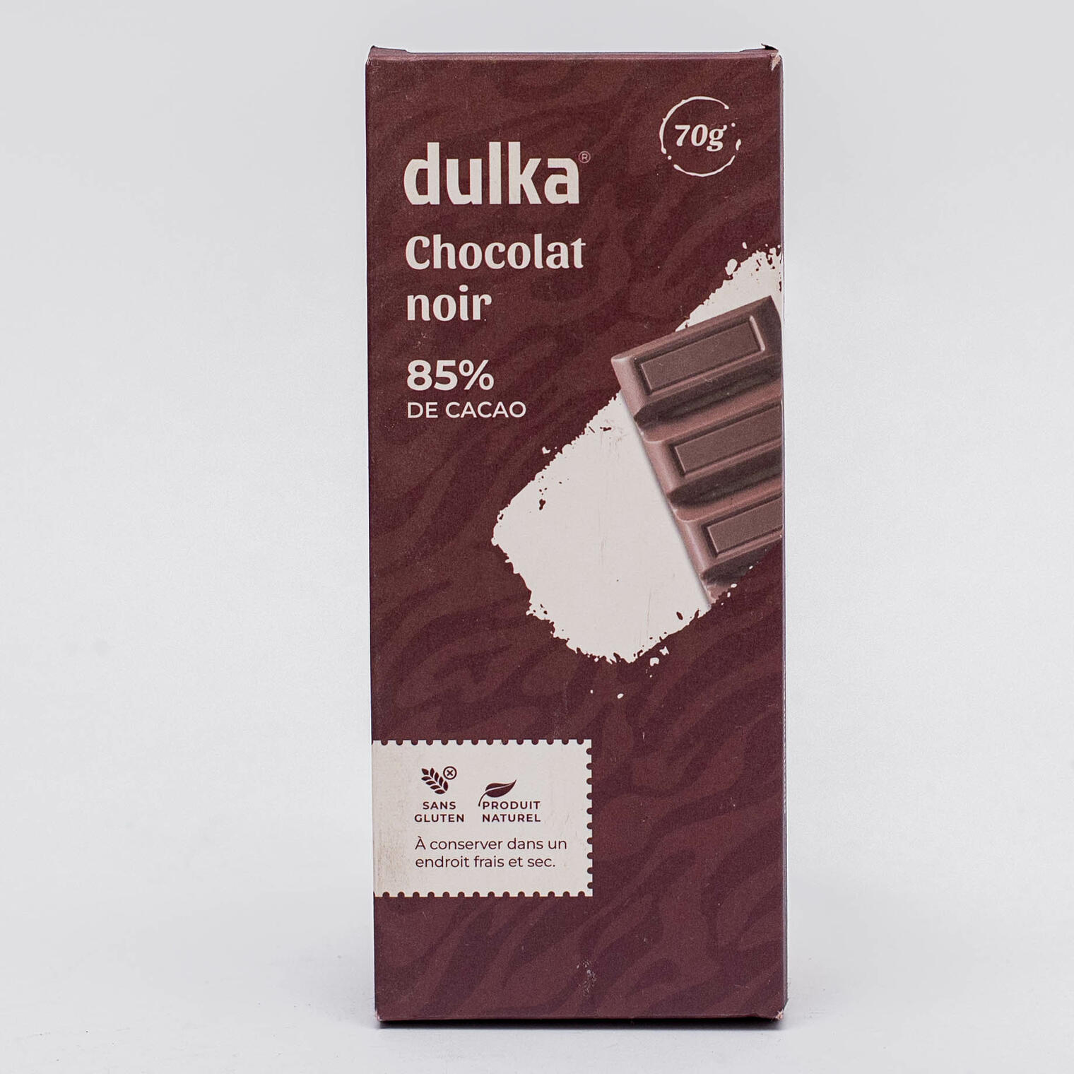 DULKA CHOCOLAT NOIR 85% DE CACAO