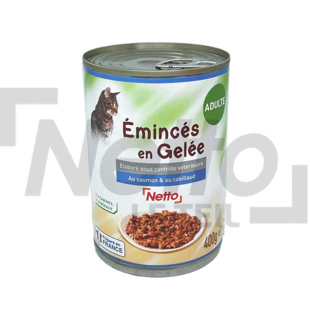 NETTO EMINCES EN GELEE 400G