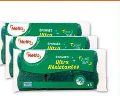 NETTO EPONGES ULTRA RESISTANTES X3