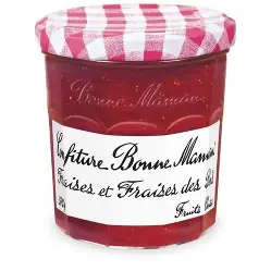 CONFITURE BONNE MAMAN FRAISES ET FRAISES DES BOIS 370G
