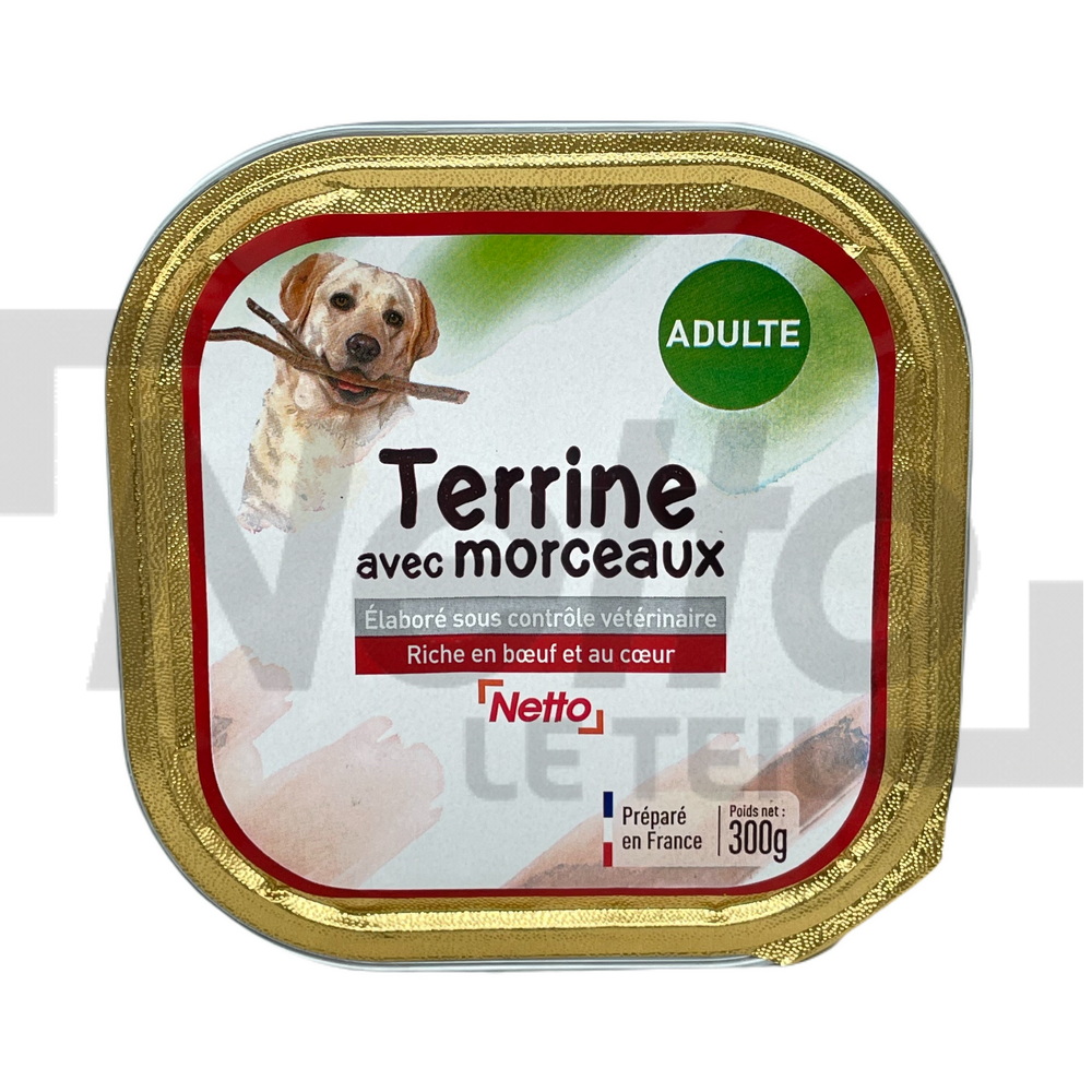 NETTO TERRINE AVEC MORCEAUX 300G
