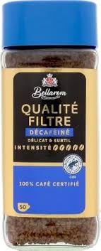 BELLAROM QUALITE FILTRE DECAFEINE PUR ARABICA 100G