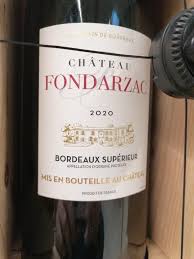 CAISSE CHATEAU FONDARZAC BORDEAUX SUPERIEUR CAISSE DE 6