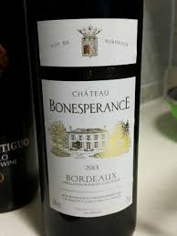CAISSE CHATEAU BONESPERANCE BORDEAUX