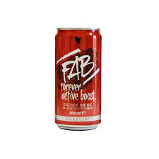 FAB FOREVER ACTIVE BOOST ENERGY DRINK - BOISSON ENERGISANTE - 269ML