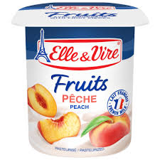 YAOURT ELLE & VIRE FRUIT/PECHE