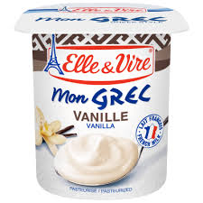 YAOURT ELLE &VIRE MON GREC/VANILLE 125G