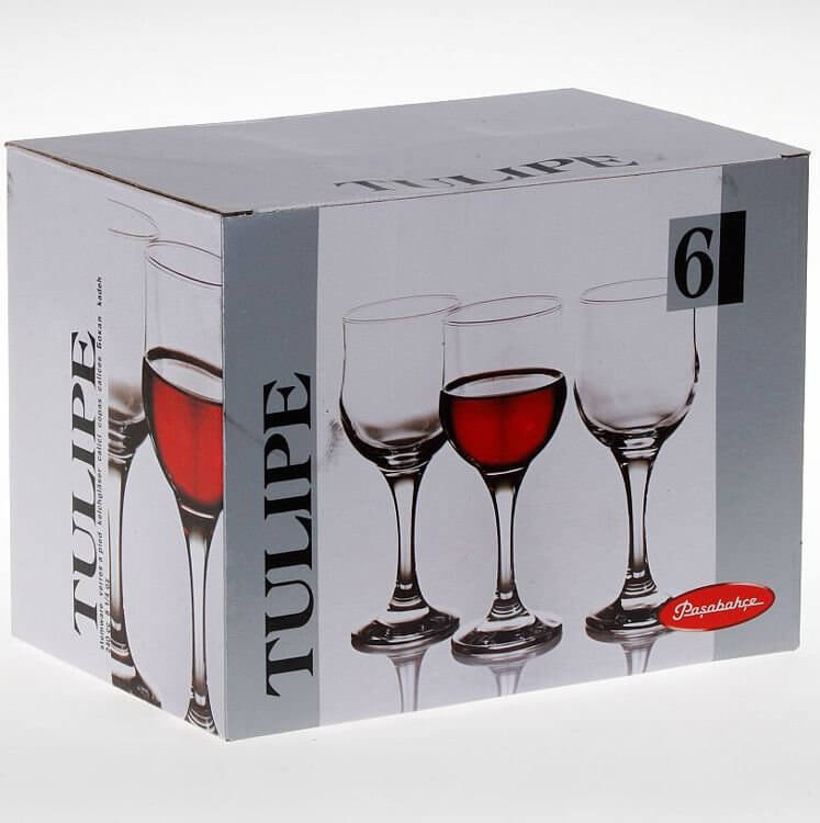 VERRE TULIPE 44160 6PCS