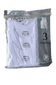 TOMDECA UNDERWEAR 3 SINGLETS