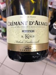 CREMANT D'ALSACE BRUT A.KOLB
