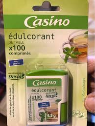CASINO EDULCORANT DE TABLE SANS CALORIES