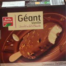 GEANT VANILLE CHOCOLAT AU LAIT 3*120ML