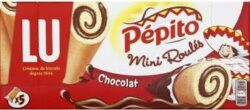 LU PEPITO MINI ROULES CHOCOLAT