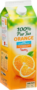 NETTO 100% PUR JUS D'ORANGE 2L