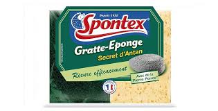 SPONTEX 2 GRATTE -EPONGE SECRET D'ANTAN
