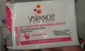 YSIANCE 25 LINGETTES DEMAQUILLANTES