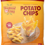 POMME FRITE DIAMOND CROWN PREFRIED FROZEN POTATO CHIPS 1KG