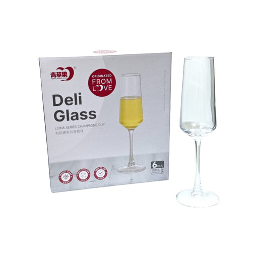 DELI GLASS FROM LOVE 6PCS