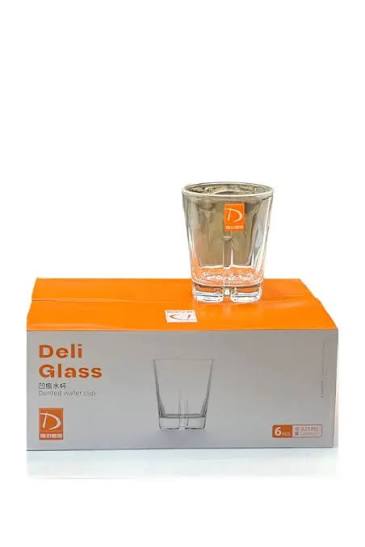 DELI GLASS DURABLE 6PCS