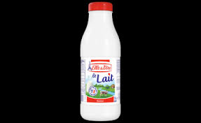 LAIT ELLE ET VIRE ENTIER BOUTEILLE 1L