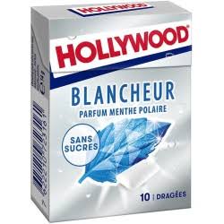 HOLLYWWOOD BLANCHEUR SANS SUCRE 10 GRAGEES