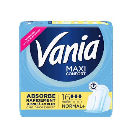 VANIA MAXI CONFORT 16 SERVIETTES