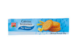 GALETTES BRETONS PUR BEURRE BELLE FRANCE 125G