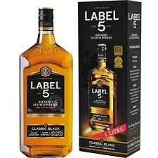 LABEL 5 BLENDED SCOTCH WHISKY AVEC VERRE 100CL