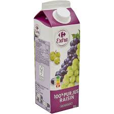 JUS PUR RAISIN 1L