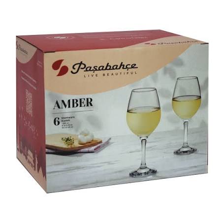 VERRE AMBER 440255 6PCS