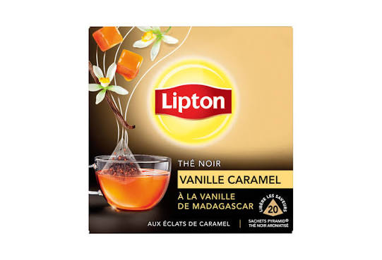 LIPTON THE NOIR VANILLE CARAMEL