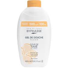 BYPHASE GEL DE DOUCHE FLEUR DE TIARE 600ML