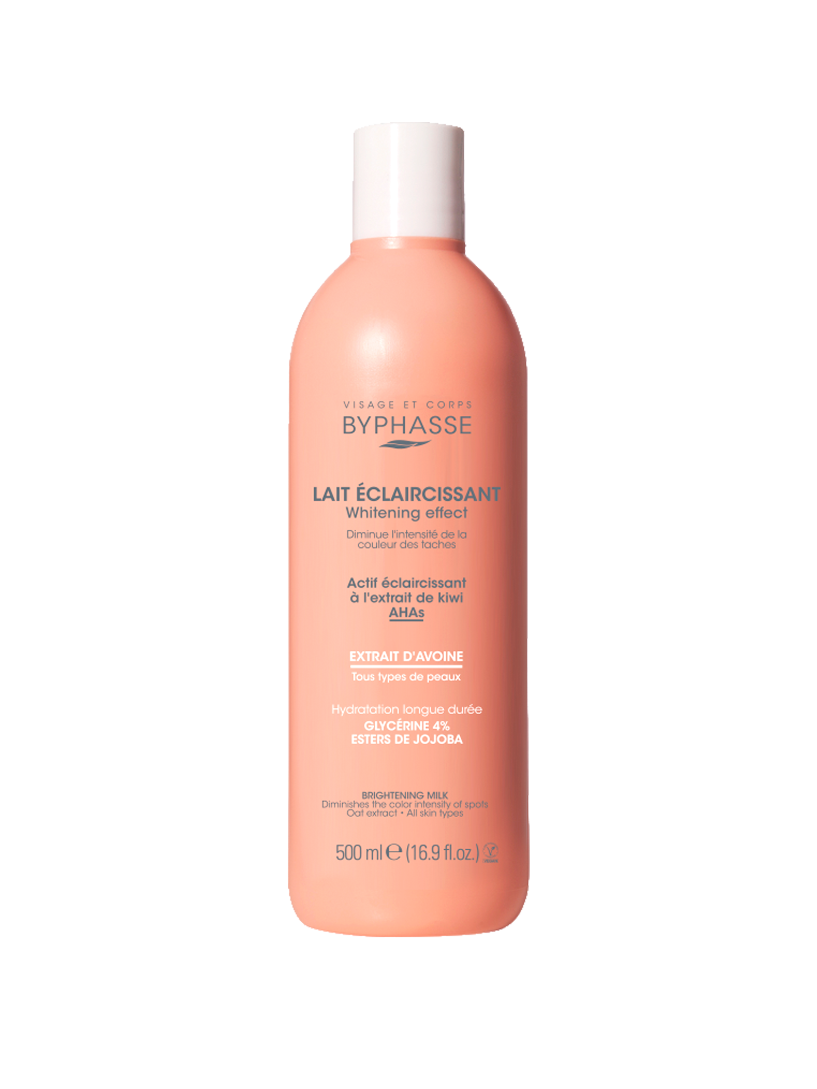 BYPHASSE LAIT ECLARCISSANT EXTRAIT D'AVOINE 500ML