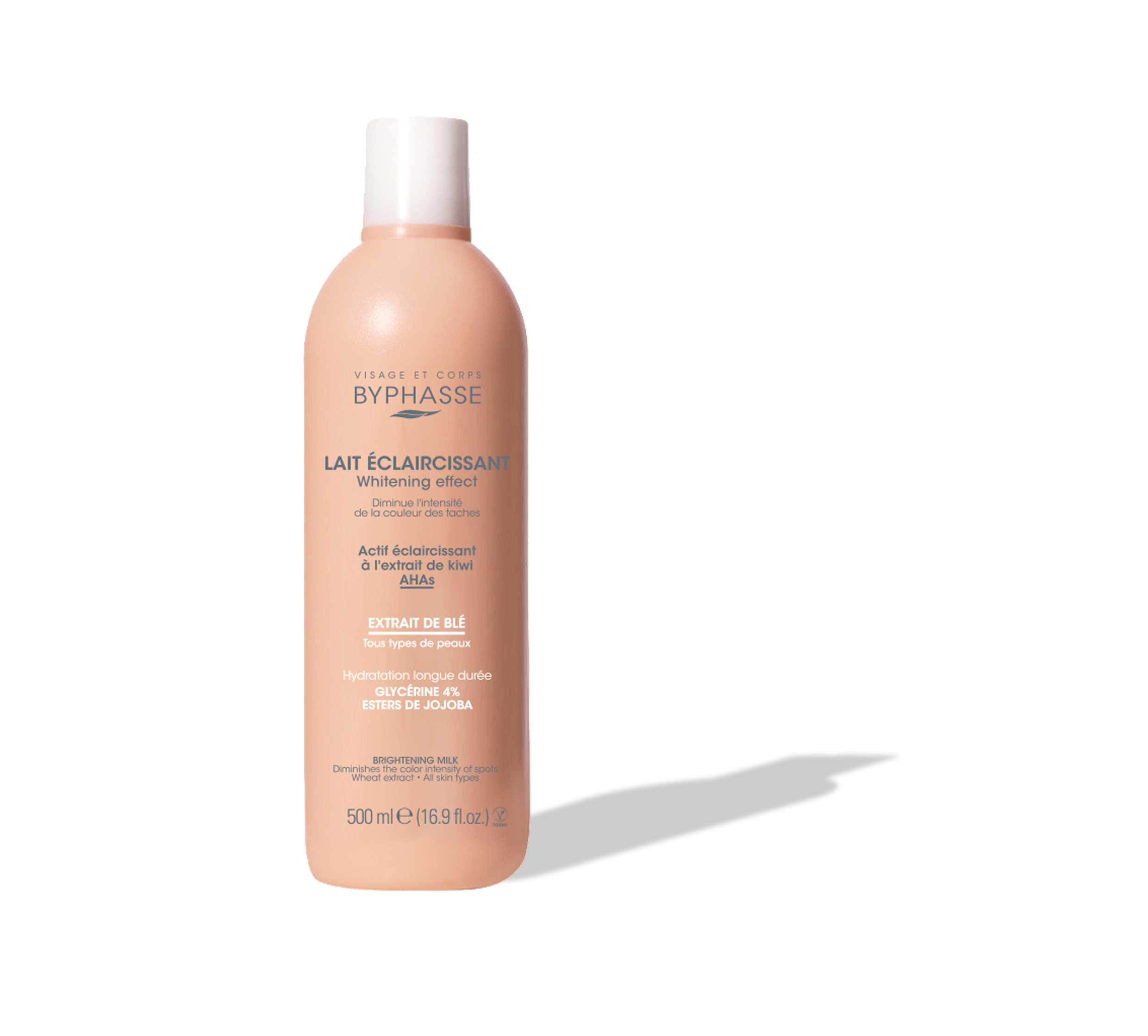 BYPHASSE LAIT ECLARCISSANT EXTRAIT DE BLE 500ML