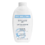 BYPHASSE LAIT DE DOUCHE FLEUR DE COTON 600ML