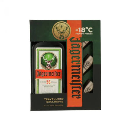 JAGERMEISTER AVEC VERRE 1L
