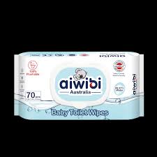 AIWIBI  LINGETTE BABY TOILET WIPES