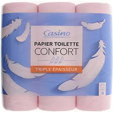 PAPIER TOILETTE CONFORT TRIPLE EPAISSEUR CASINO