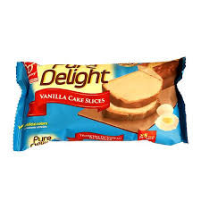 PURE DELIGHT VANILLLA CAKE SLICES 27G