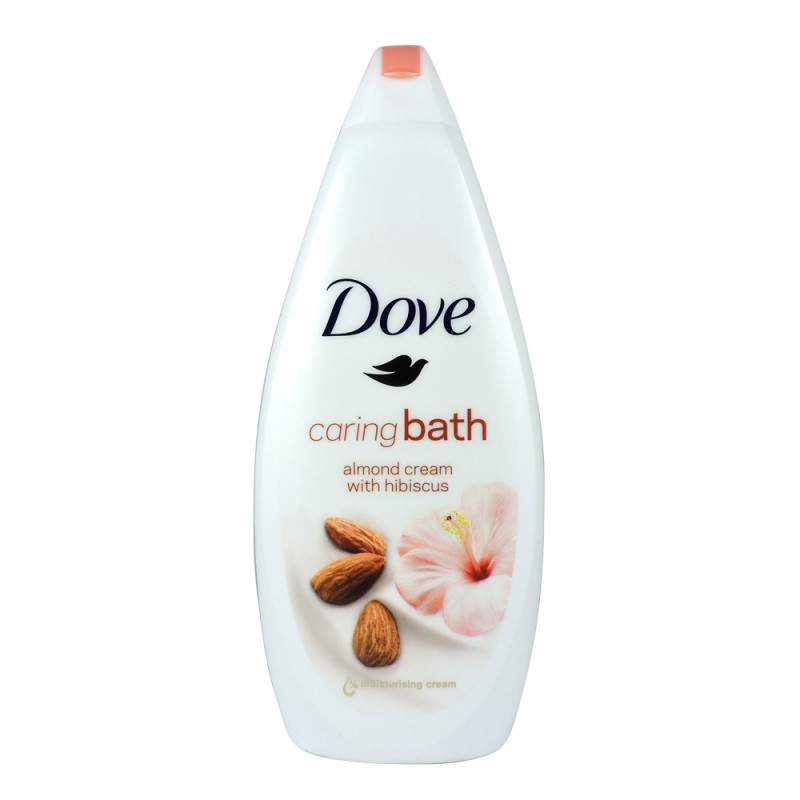 DOVE CARING BATH ALMOND CREAM 750ML