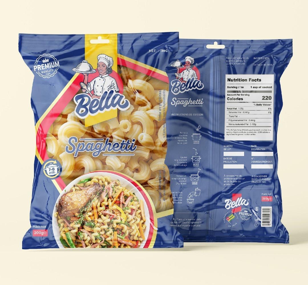 Bella spaghetti bleu