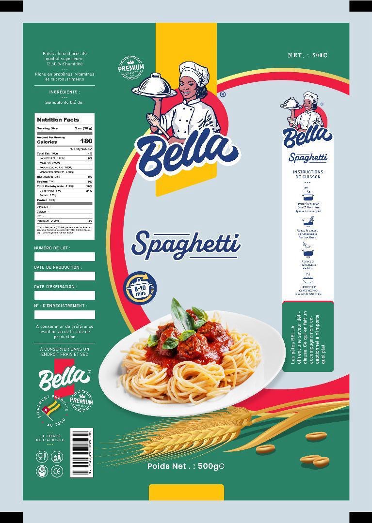 Bella spaghetti vert 300g