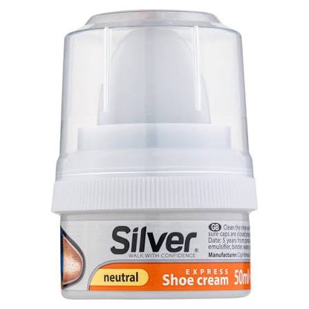 SILVER SHOE CREAM BLACK 50ML
