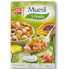 MUESLI 5 FRUITS CROUSTILLANT BF 500G
