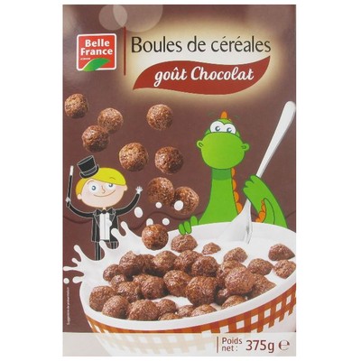 BOULES DE CEREALES CHOCOLAT BF 375G