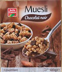 MUESLI CHOCOLAT NOIR CROUSTILLANT BF 500G